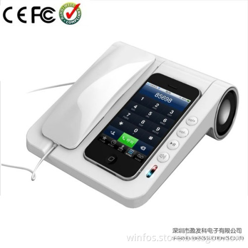 Telephone for iPhone4/4s,Radiation Protection,Support Play Music ,Phone Calls and Charging